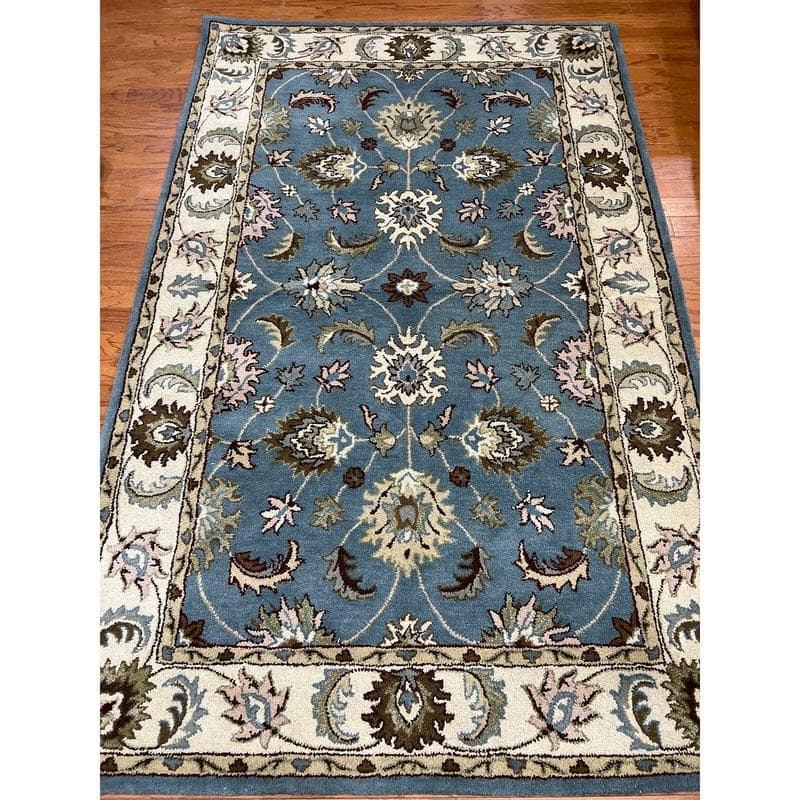 HERAT ORIENTAL Handmade Tabriz Design Wool Rug - 5' x 8'