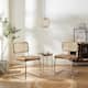Option Yellow Brown PU Leather Chairs