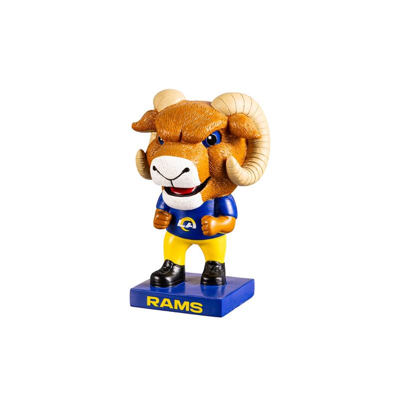 NFL Team Lil Big Head Resin Indoor/Outdoor Garden Desk Statue - Los Angeles Rams Mascot