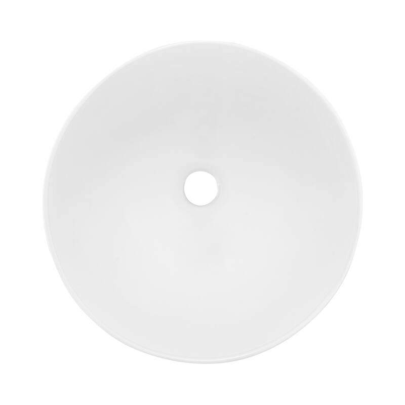 Calice 15'' Vessel Sink In White - 14.95" x 14.95" x 9.45"
