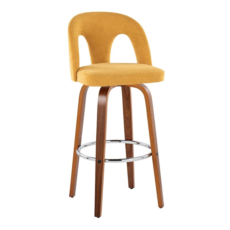 Ava Upholstered 30" Fixed-Height Counter Stool - Set of 2