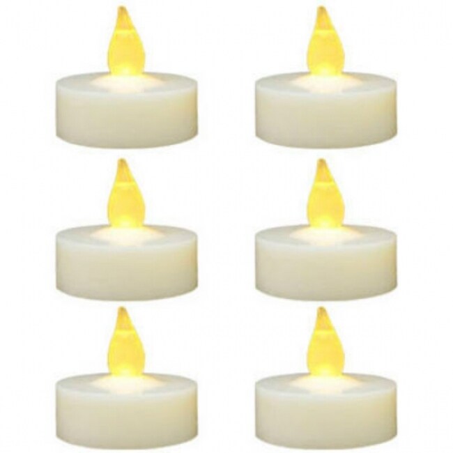 Shop Sylvania V24301 Christmas Battery Operated Led Tealight Candles 6 Pack Overstock 27429057