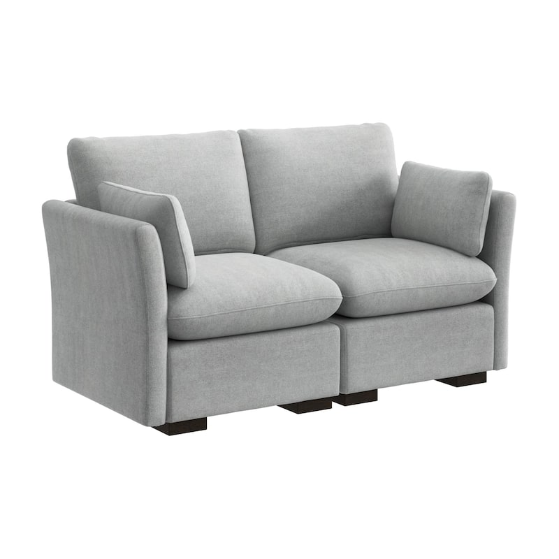 Bush Home Sienna Modular 2-Seater Loveseat - Dove Gray