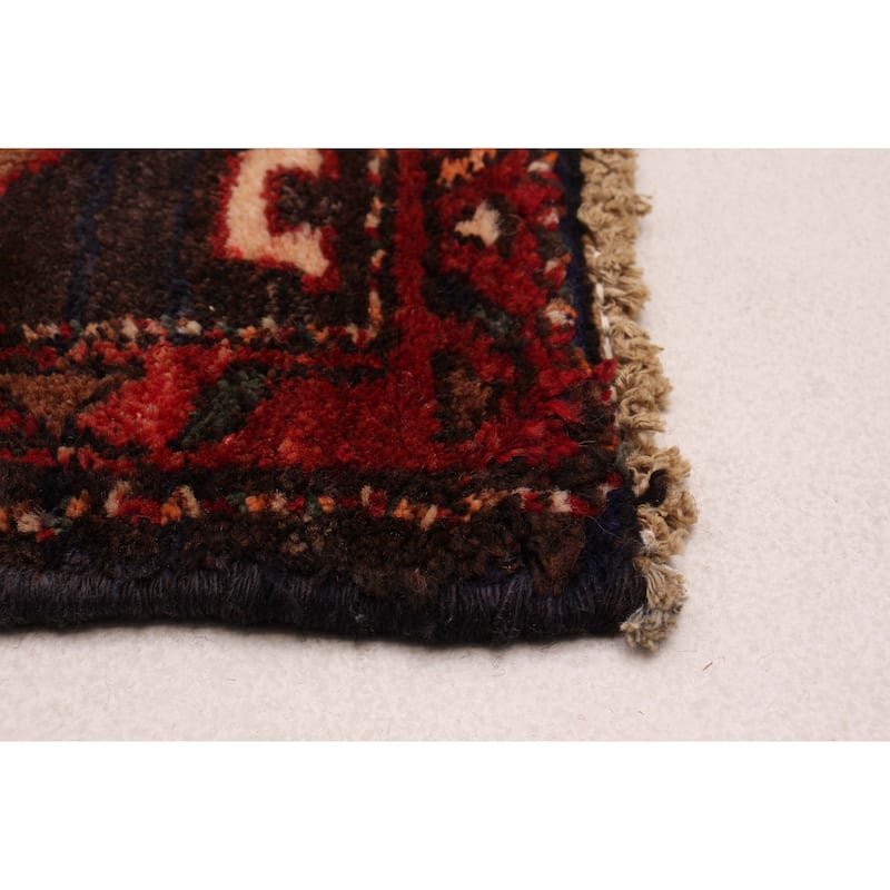ECARPETGALLERY Hand-knotted Konya Anatolian Navy Wool Rug - 3'9 x 9'4