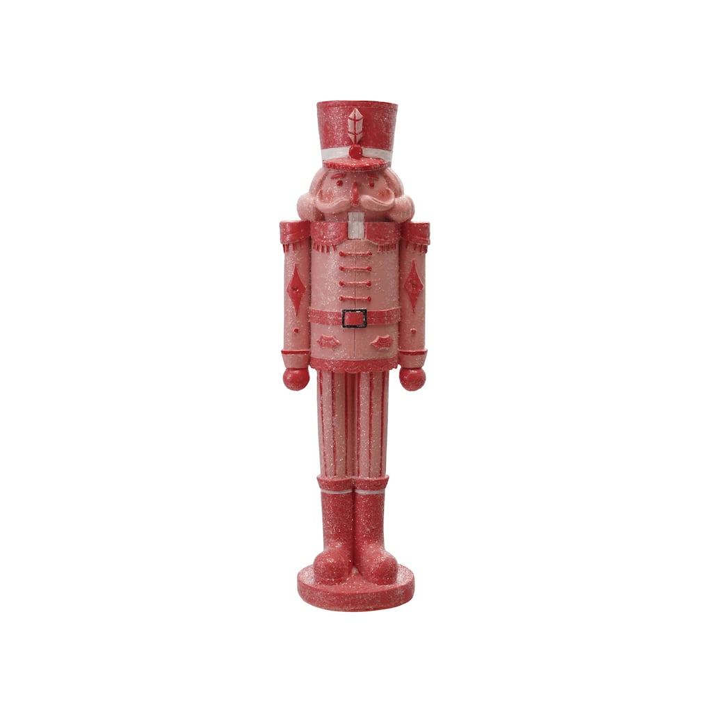 Resin Nutcracker - 3.75"L x 3.5"W x 12.25"H