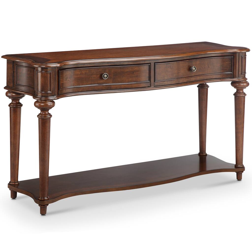 Anastasia Traditional Rectangular Entryway Table with Storage