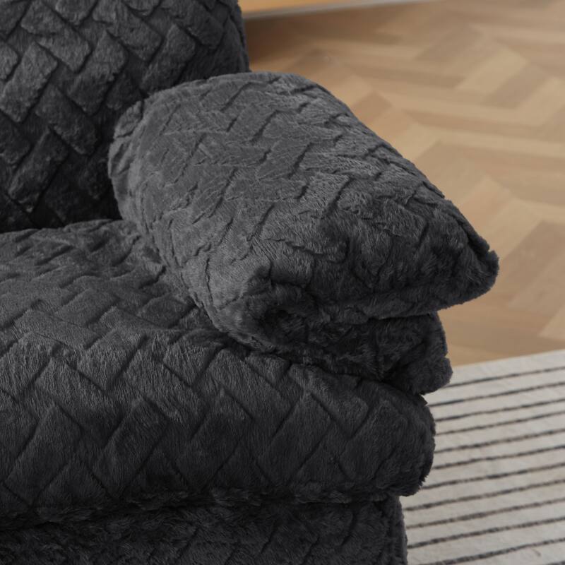 Full Compression sofa chair with swivel for Living Room