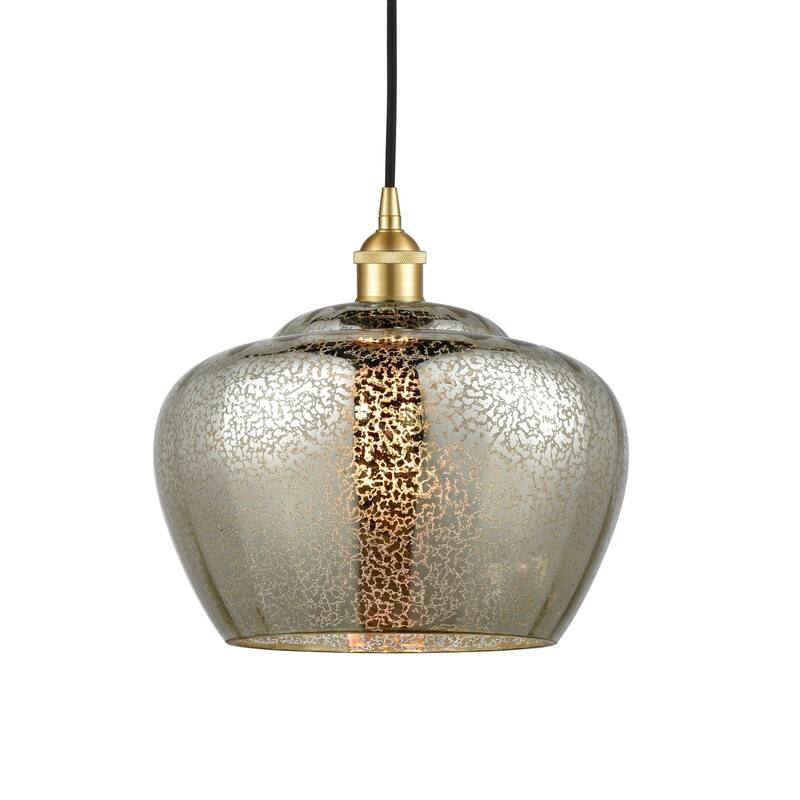 Innovations Lighting 616-1P-12-11-L Fenton Pendant Fenton 11" Wide - Satin Gold / Mercury