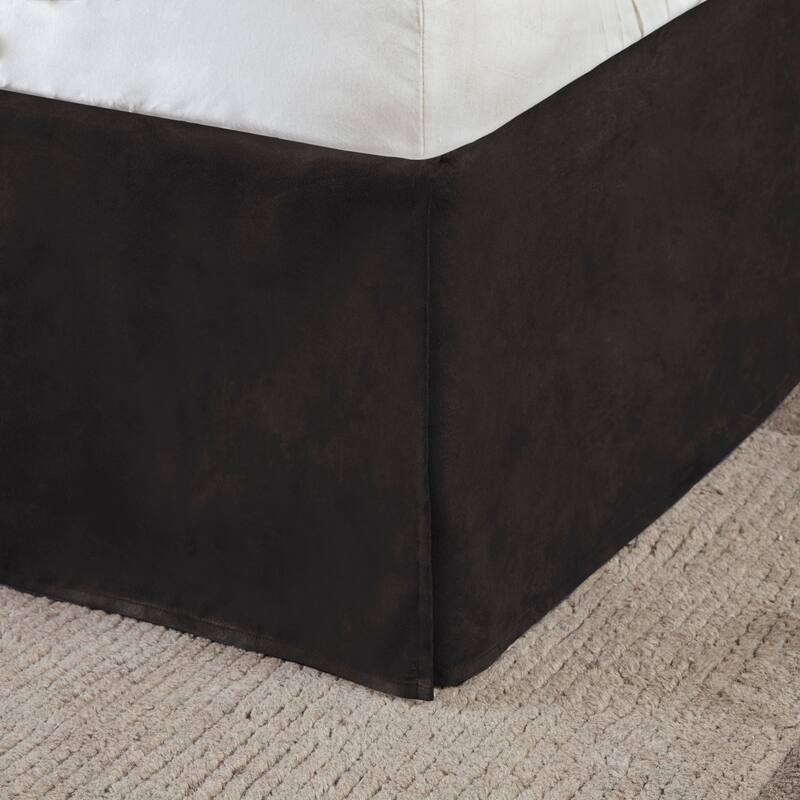 GDF Studio - Faux Suede Lodge Comforter Set with Decorative Pillows