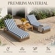 preview thumbnail 85 of 112, Patio Recline Chairs Adjustable Chaise Lounge with Cushions (Set of 2)