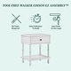 preview thumbnail 5 of 20, Walker Edison Easy Assembly Solid Wood 1-Drawer Nightstand