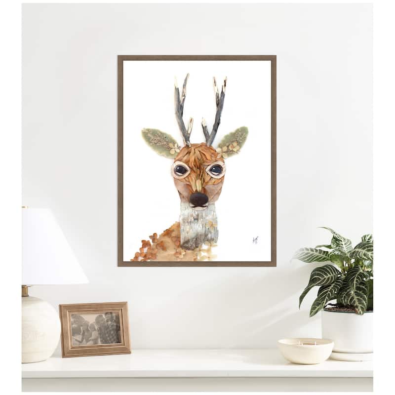 Kate and Laurel Buck by Madeline Jeppesen Framed Canvas Wall Art Print