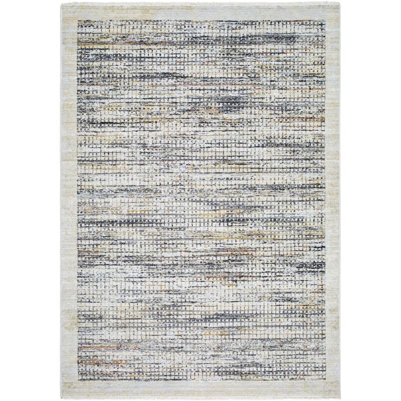 Livabliss Rojin Transitional Distressed Striped Area Rug
