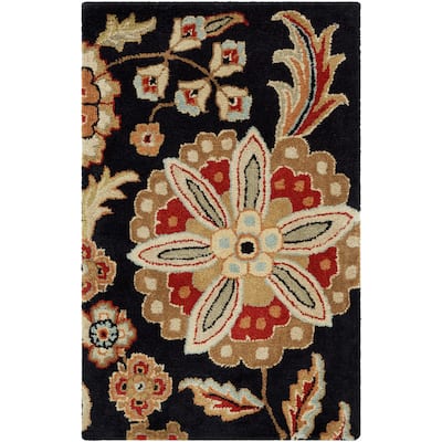 Lily Hand-tufted Transitional Floral Pattern Wool Area Rug