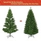 preview thumbnail 6 of 8, Costway 6Ft Pre-Lit Artificial Christmas Tree Hinged 350 LED Lights - 6 FT
