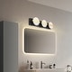 preview thumbnail 2 of 10, 3-Light Dimmable Modern Bathroom Mirror Vanity Light Sconce - 21.3"x3.7"x4.3"(LxWxH)