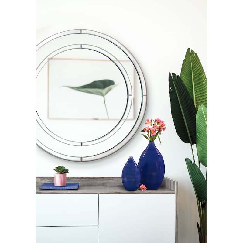 Allan Andrews Cobalt Blue Glazed Ceramic Vases Set of 2