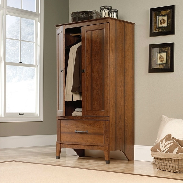 Solid wood shop wardrobe cabinet