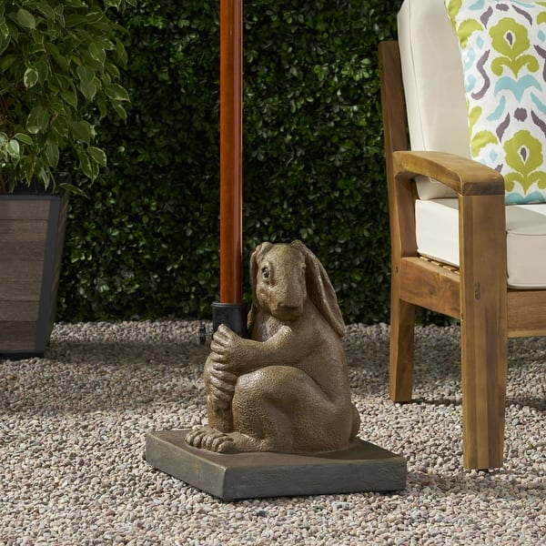 elephant patio umbrella stand Roomfitters Rabbit/Bear/Elephant Umbrella Base, Decorative Heavy-Duty Patio  Stand - Bed Bath & Beyond