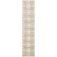 preview thumbnail 6 of 14, Martha Stewart by SAFAVIEH Tracery Silk/ Wool Rug 2'3" x 10' Runner - Birch