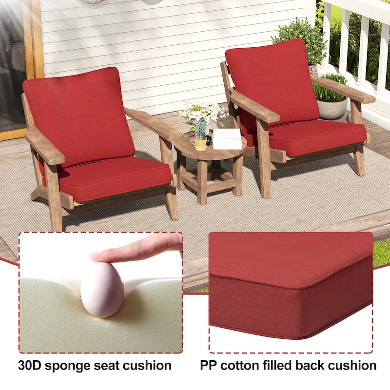 Crestlive Outdoor Deep Seat Cushion Set
