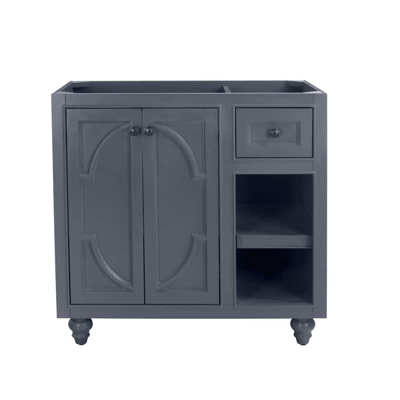 Miseno MV-36-313613-BASE Odyssey 36" Single Free Standing Vanity - Grey