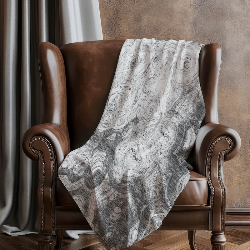 Premium Machine Washable Casual Contemporary Sherpa Throw Blanket