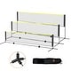 preview thumbnail 2 of 26, VEVOR Badminton Net, Height Adjustable Volleyball Net, 10ft Wide Foldable Pickleball Net, Portable Easy Setup Tennis Net Set. 14 IN