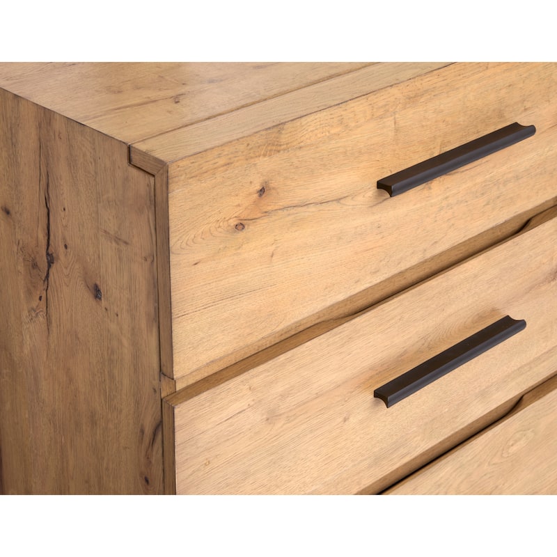Magnussen Home Davenport Rustic Caramel Double Drawer Dresser