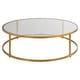 preview thumbnail 1 of 4, Uttermost Radius Modern Circular Coffee Table - 48"W x 15"H x 48"D