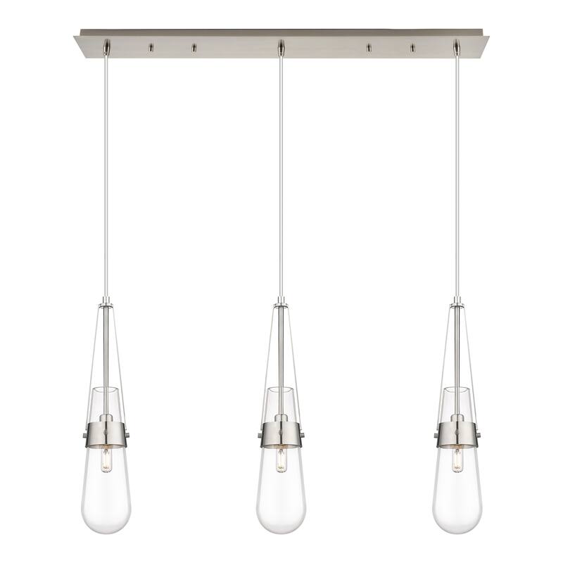 Innovations Lighting Milan - 3 Light 4" Cord Hung Linear Pendant