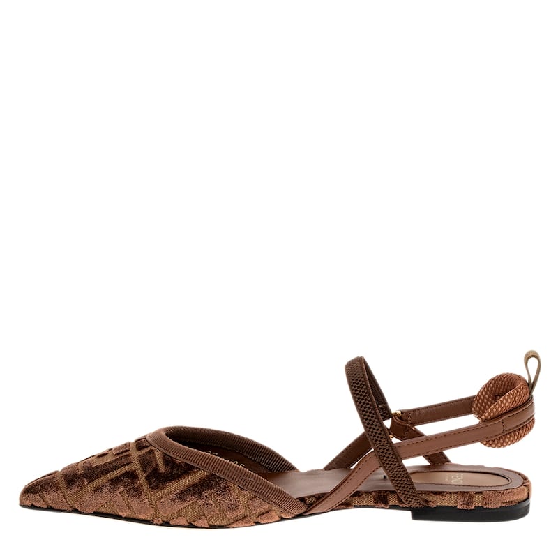 Fendi Colibri Lite Flats - Brown