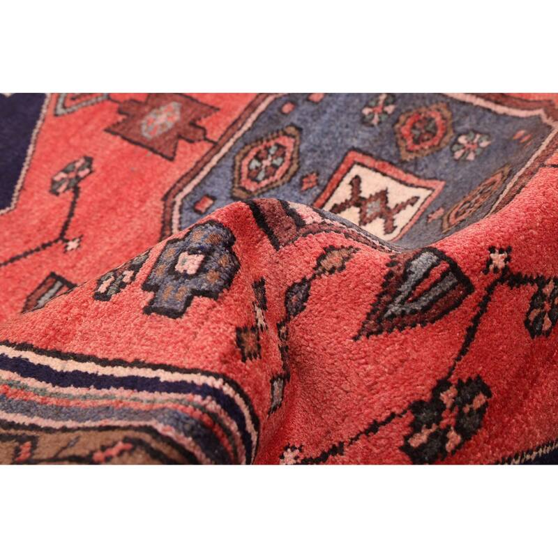 ECARPETGALLERY Hand-knotted Andelz Dark Navy Wool Rug - 3'3 x 6'6