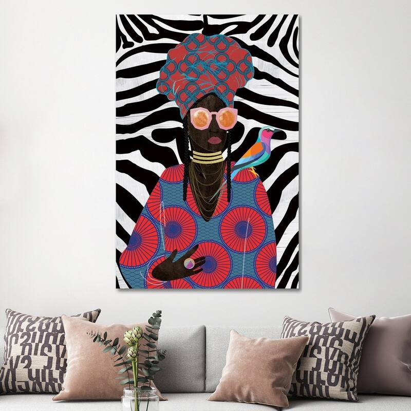 iCanvas "Modern Turban Queen II" by Nikki Chu Canvas Print