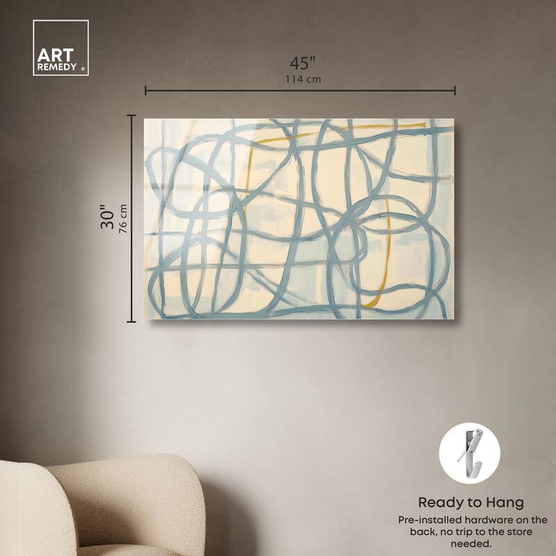 Unbroken Line II Acrylic by Art Remedy, Ready to Hang