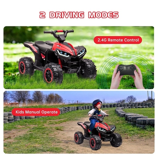 Remote control 4 wheeler ride on on sale