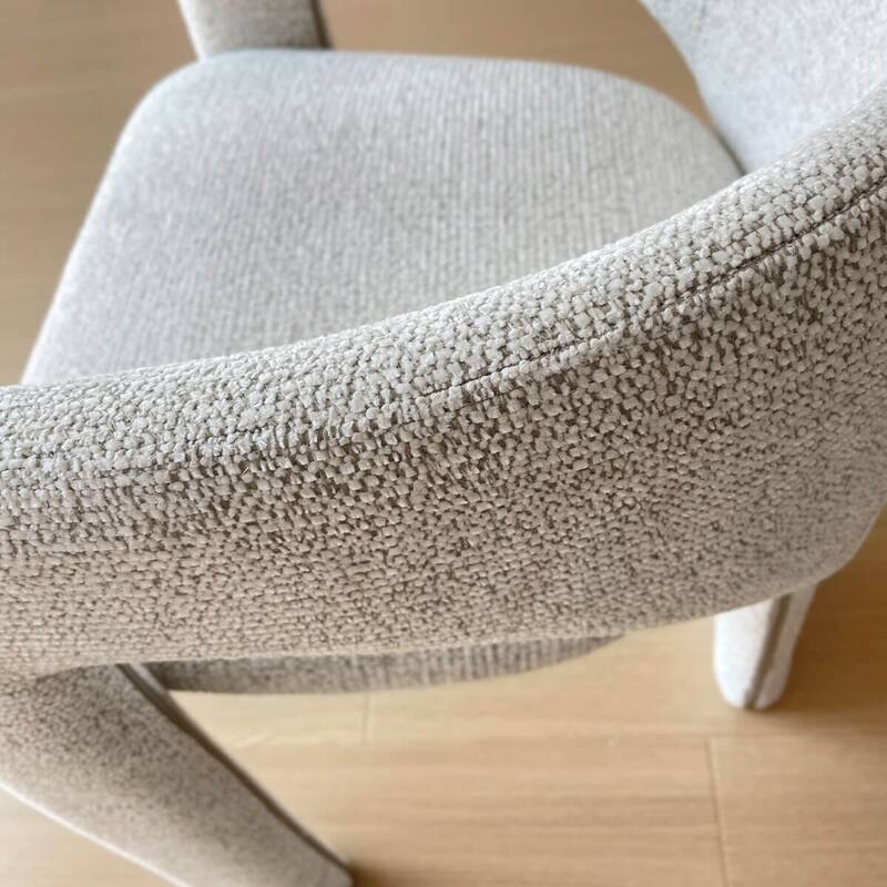 Modern Upholstered Dining Chair with Arm