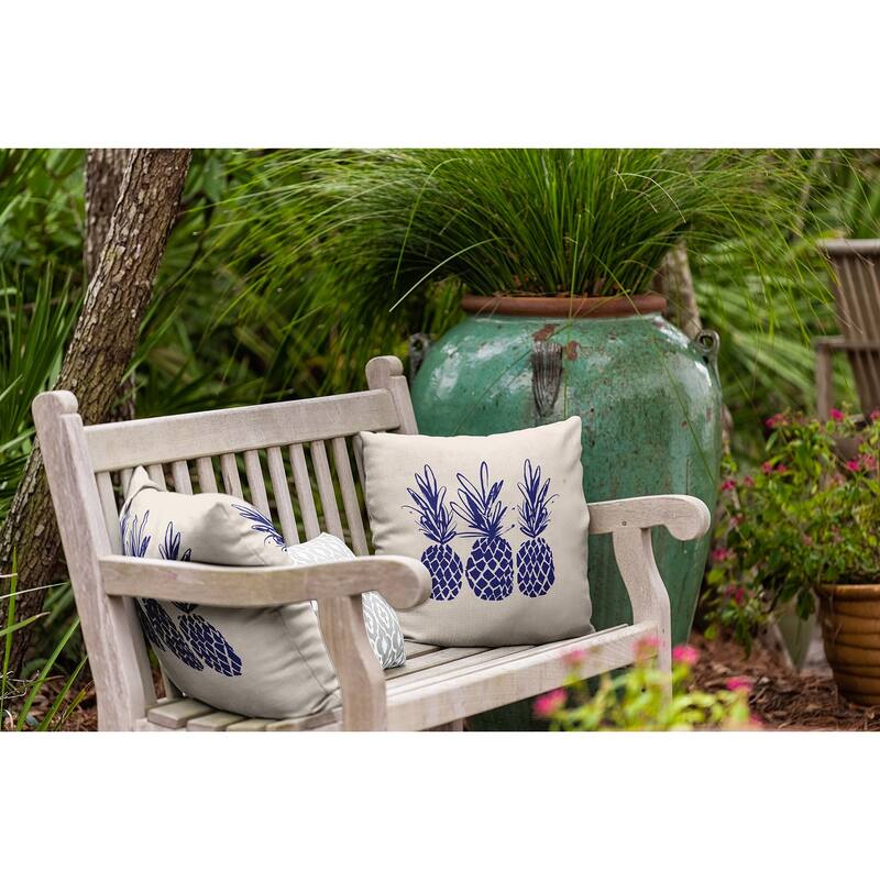 Pineapples Indoor/Outdoor Throw Pillow