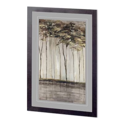 Bank of Birch II Framed Art Print