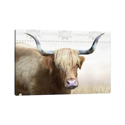 iCanvas "Get Your Horns Up" by Lori Deiter Canvas Print