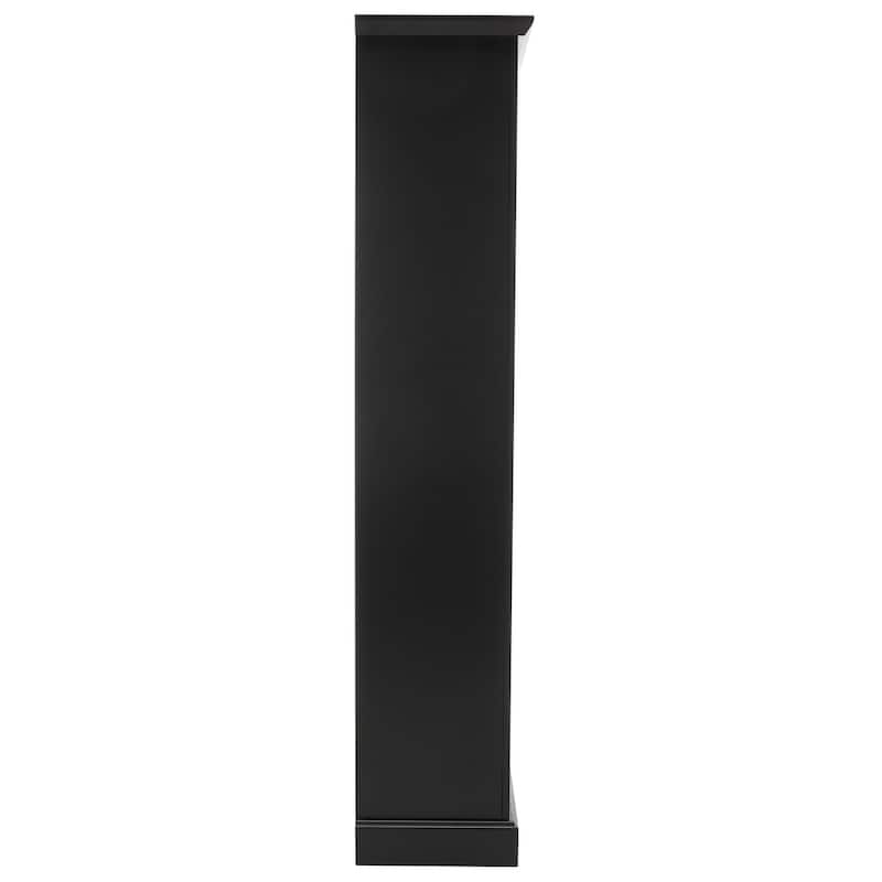 SAFAVIEH Romaine 6 Shelf 2 Hook Bottom Storage Hall Tree - 20" W x 16" D x 68" H - 20Wx16Dx68H