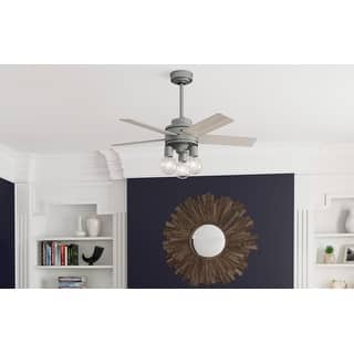Hunter 44" Hardwick Ceiling Fan with LED Light Kit and Handheld Remote - Modern Farmhouse, Transitional