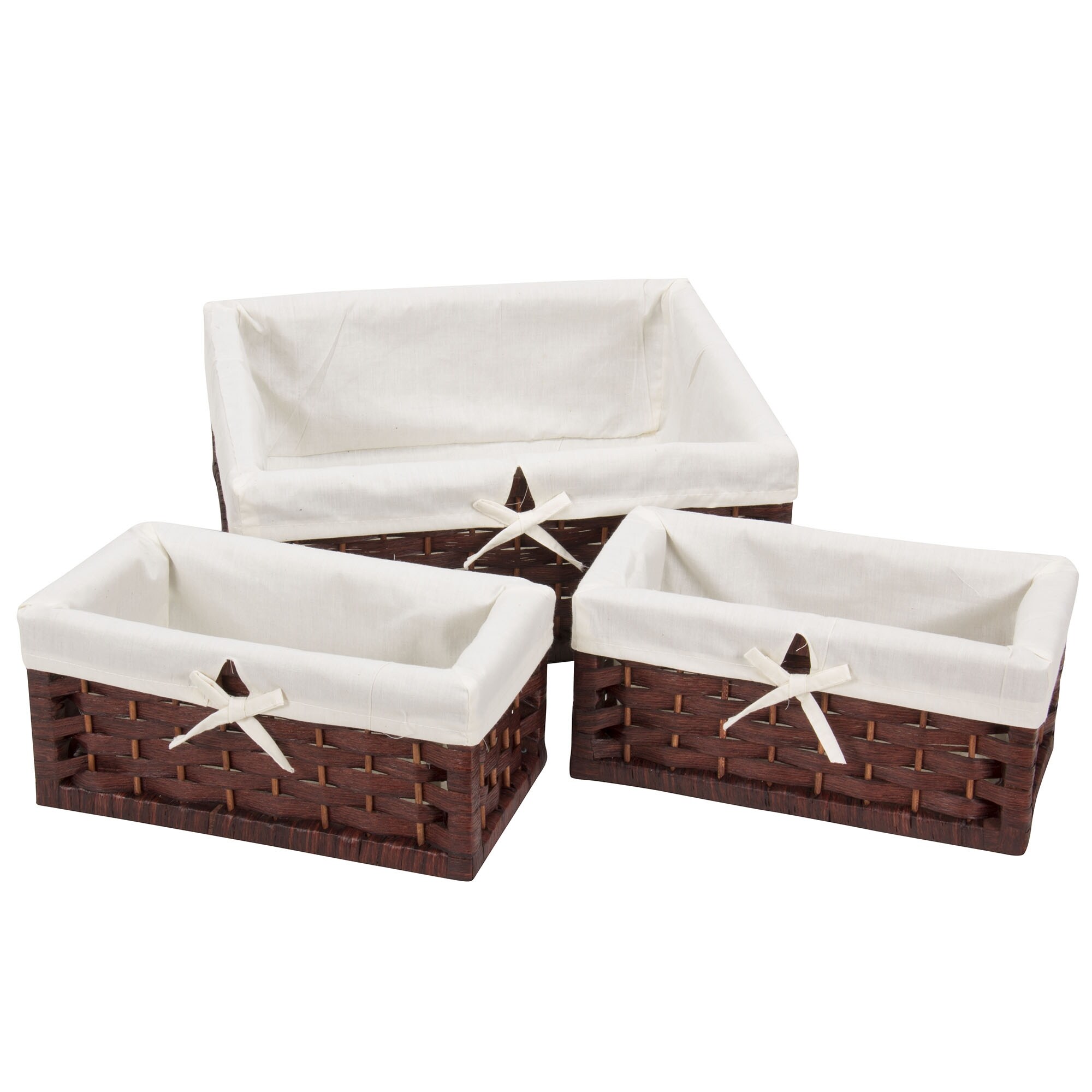 Paper storage baskets store