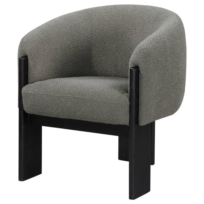 Valdez Boucle Upholstered Barrel Back Accent Chair - 28.25'' x 28.25'' x 31.25''