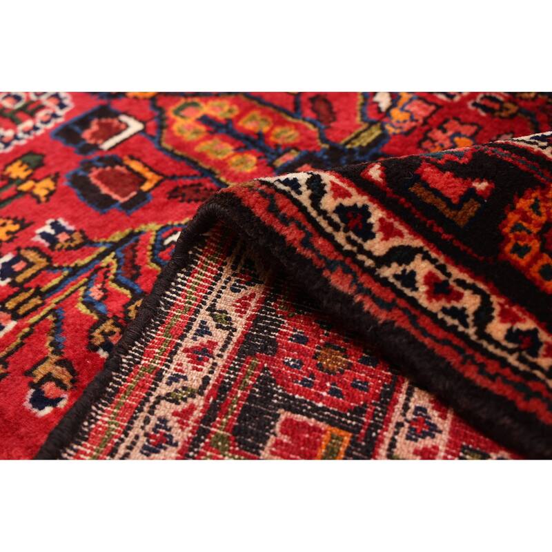 ECARPETGALLERY Hand-knotted Anadol Red Wool Rug - 3'8 x 11'5