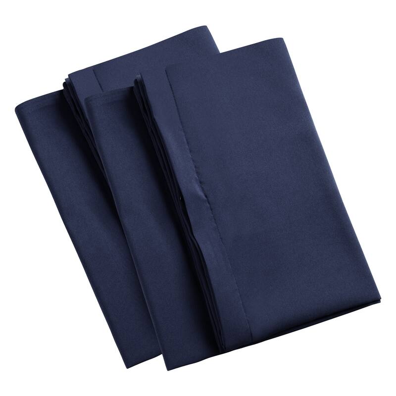 1800 Microfiber Breathable Zippered Pillowcases Set of 2,