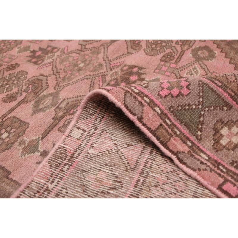 ECARPETGALLERY Hand-knotted Antalya Vintage Brown Wool Rug - 4'2 x 7'1