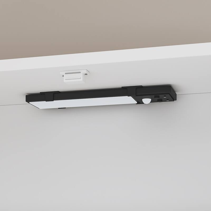 VECELO White Double Door LED Mirror Medicine Cabinet with Adjustable Shelves Tempered Glass Wall Mounted Bathroom Cabinet