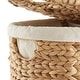 preview thumbnail 2 of 22, Large Laundry Hamper Basket w Lid and Liner Water Hyacinth