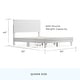 preview thumbnail 33 of 46, Brookside Mabel Shiplap Platform Bed Frame with Headboard